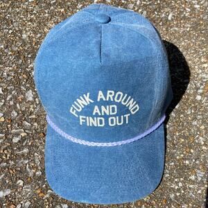 "Funk Around and Find" Out Cobra OSFM Snapback Cap with Rope